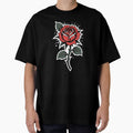 Single Red Rose Sticker Style Classic Tattoo Floral Art by Say It With Ink