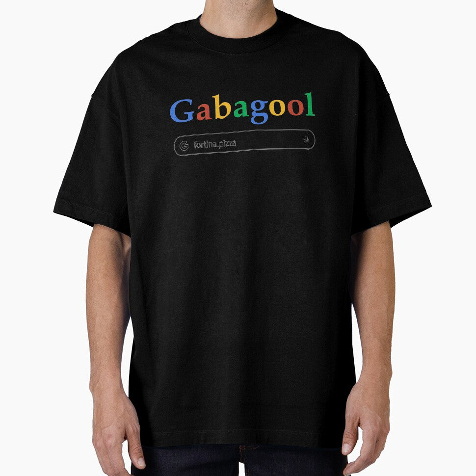 Gabagool Google fortina pizza Slim Fit T-Shirt by Flowertine