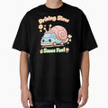 Cute Snail Car Driving Slow Saves Fuel | Kawaii Cozy Eco Humor by PopCulturePixel
