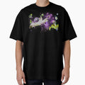 Otherworld Glitch Florals in Space-Green by BioDigital-Jazz