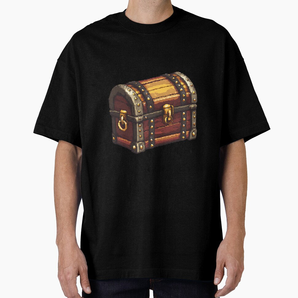 Retro Pixel Art: 8-bit Treasure Chest by bapupa