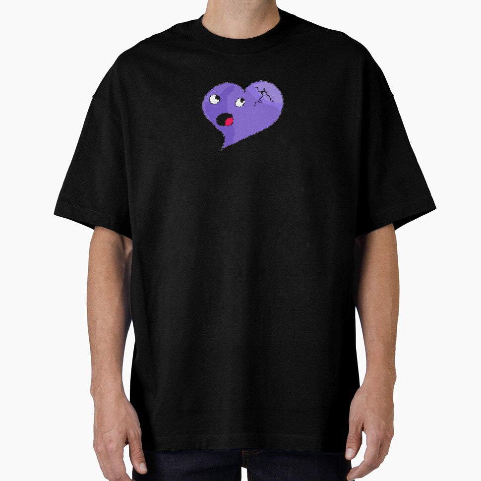 Valentine day broken heart pixelated by Coffeemerc117