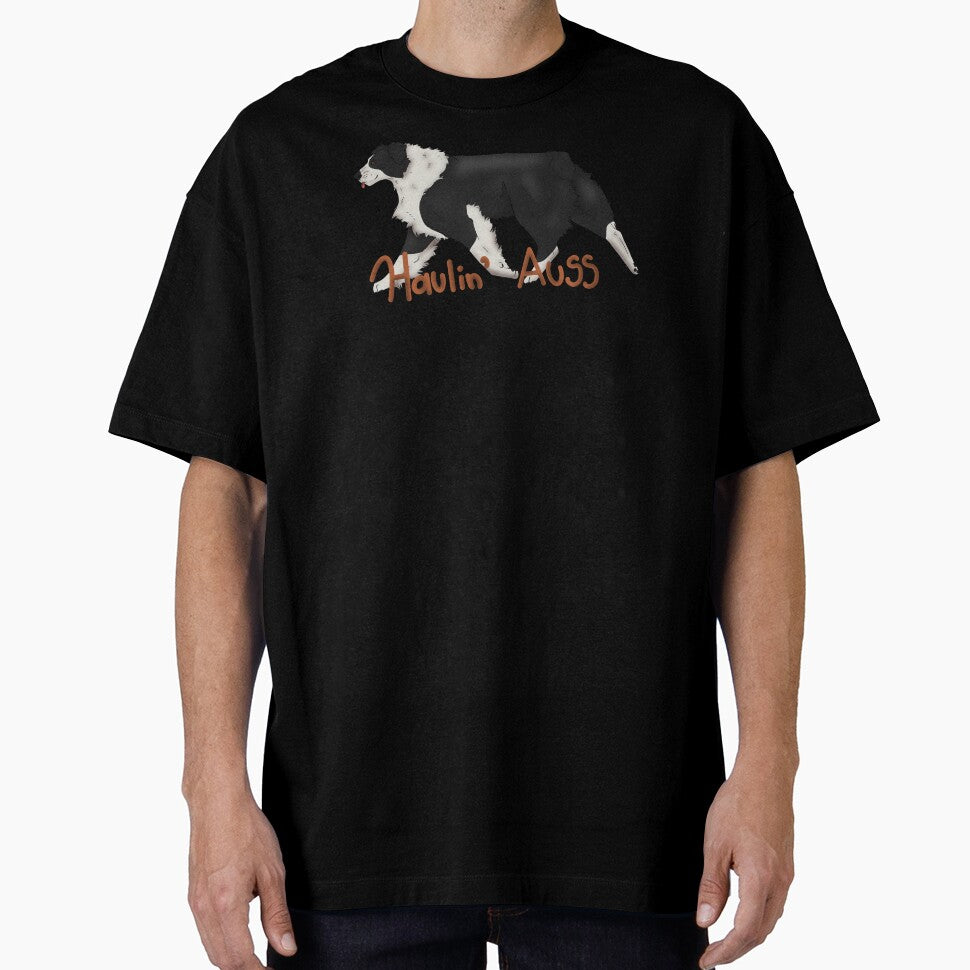 Haulin Auss Australian Shepherd Aussie - Black Bi Pet Gift by UptownMuttCreations
