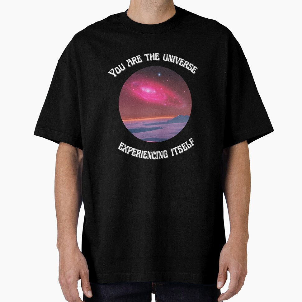 You are the universe experiencing itself - red galaxy by Girly-Universe