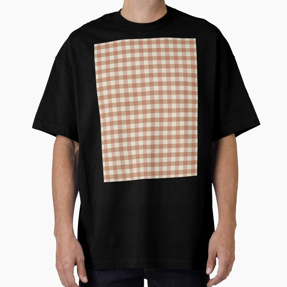Terracotta Gingham Plaid Pattern by OpalEllery