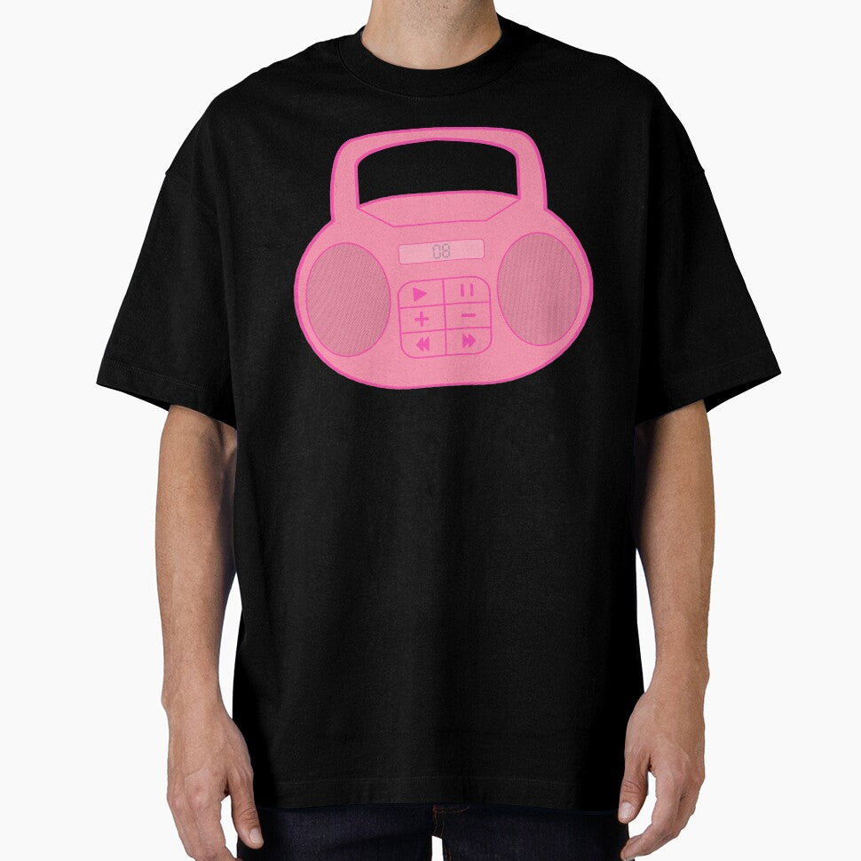 Early 2000s Aesthetic Y2K Pink Boom Box by Creations-By-Em