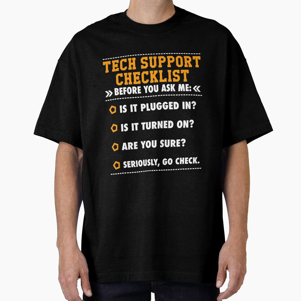 Tech Support Checklist Gift by MichaelZaloga