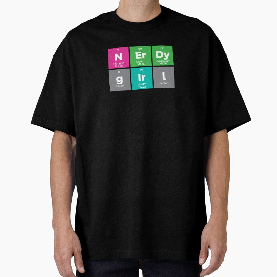 Nerdy Girl Periodic Table Design – Geeky Science Gift by Rodney's Marketplace