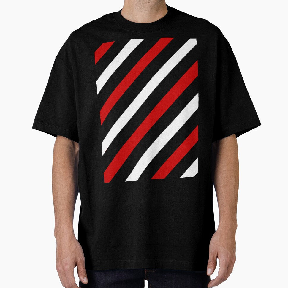 BLACK AND WHITE AND RED STRIPE FOR INTERESTING INTERIOR DECOR AND TREND CLOTHING STYLES by ozcushionstoo