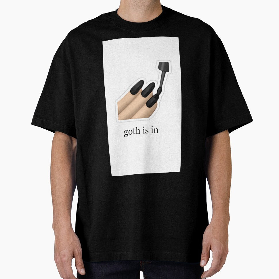 ' goth is in ' Emoji Design by Rad Merch