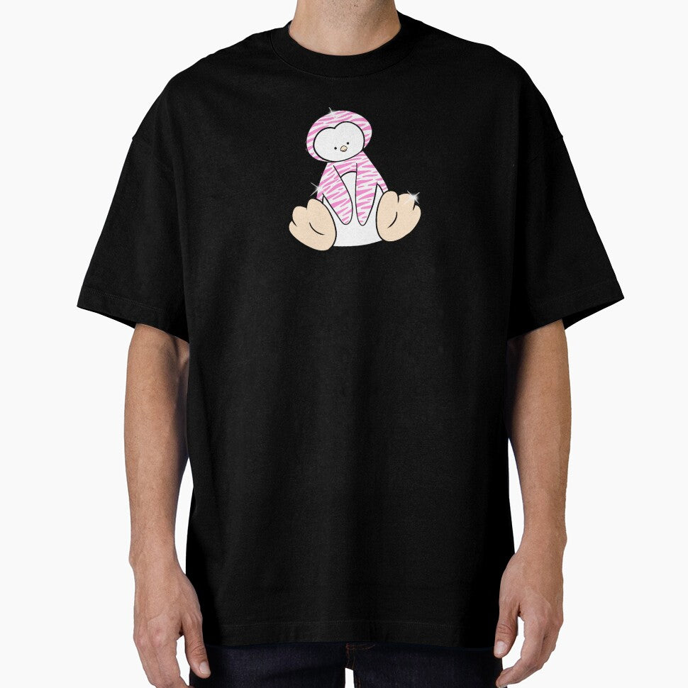Animal Print Penguin (pink zebra) by gross-girl99