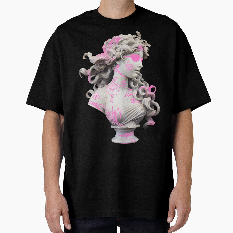 Retro Pink Graphic T-Shirt, Unisex Tee, Streetwear Style, Casual Fashion, Gift for Art Lovers, Perfect for Everyday Wear - Streetwear womens by UsandCoDesigns