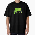 Green cow version of Can you even calculate? Funny colorful cow puns Calculator by FarmsteadAcers