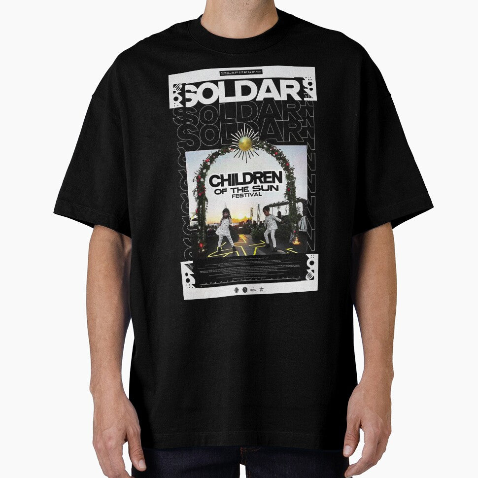 Soldar Children of the Sun Solarpunk Festival Design by Raw-Ink