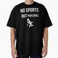 No Sport But Pickleball Funny Player Silhouette by area248