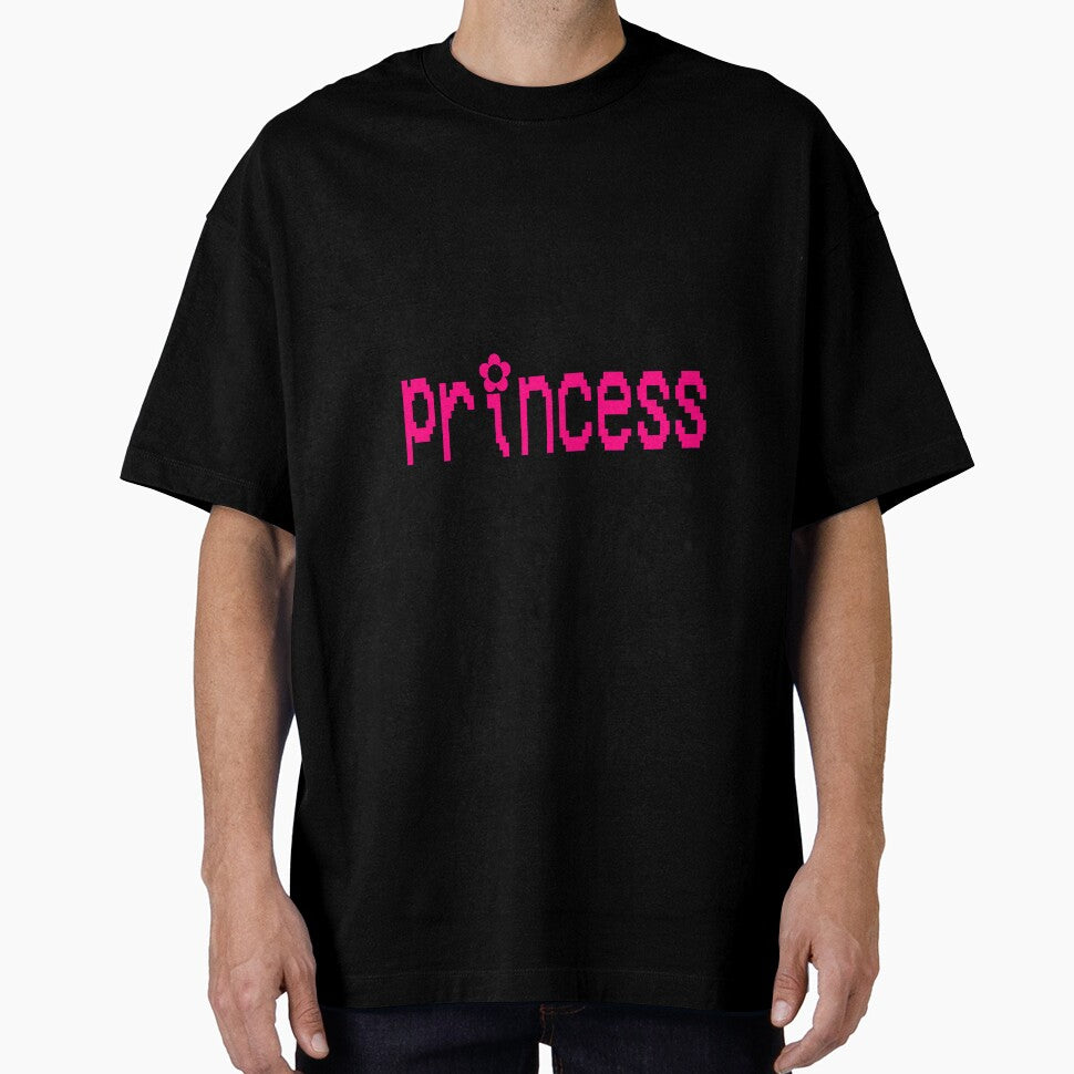 y2k pink video game "princess" text by stickersbyro ☆