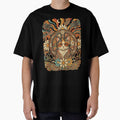 Hippie Cat 60s Love Peace by MasterShong