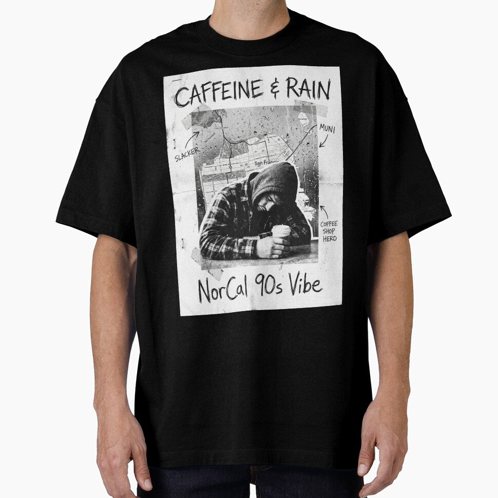 Caffeine & Rain: 1990s Grunge Zine Aesthetic Collage by Cozy-Old-Pub