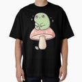 Kawaii Introverted Frog on Pastel Mushroom by Serge-Design