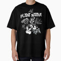 Plant Native White Silhouette Plants & Pollinators Design by EarthArtDesigns