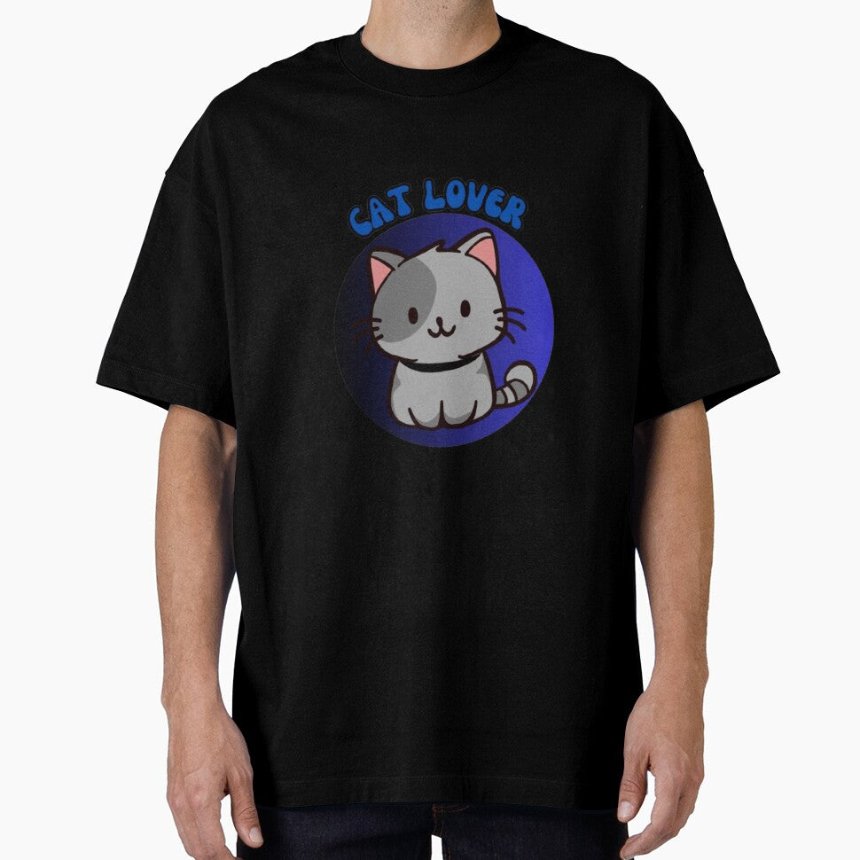 Cat Lover - Adorable blue cat lover print. by TGAL2