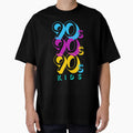 90S Kids Design In Vintage Hot Blue Purple Gold And Green by AmericaStroman