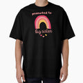Promoted to big sister - Cute pink rainbow big sister design by Theleochick