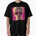 Portrait of Woman with Large Pink Sunglasses by katiebca2