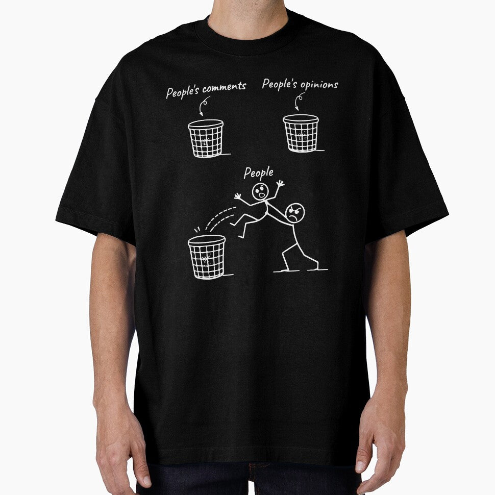 Funny Anti Social Stick Figure Ignore People Sarcastic Introvert Humor by kiralynstration