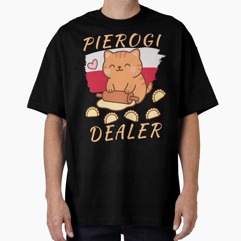 Pierogi Dealer – Funny Polish Cat by happiecatstore