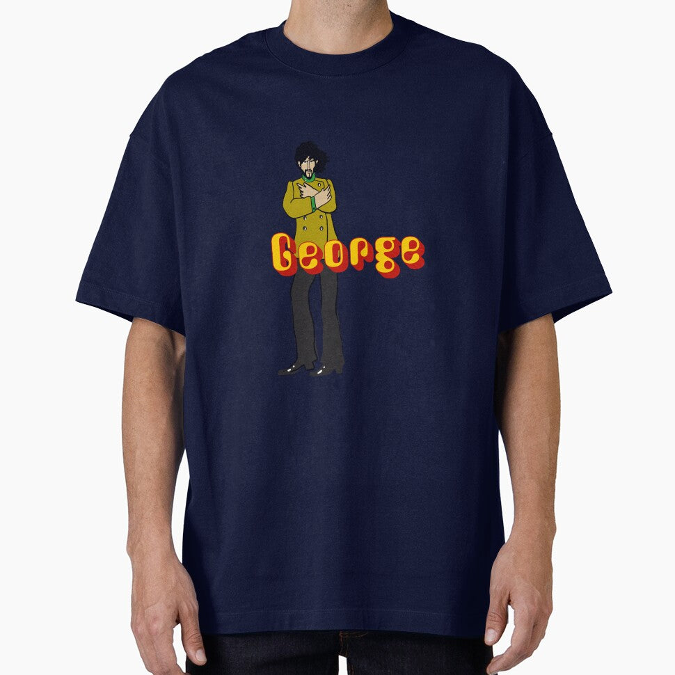 George Harrison Yellow submarine character cartoon cult movie by Kludoman