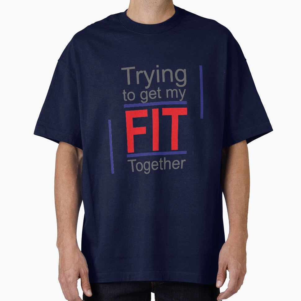 Trying To Get My Fit Together to motivate yourself in Clothing, Accessories, Home Decor. by Myartbeyours