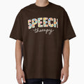 Cute Speech Therapy Speech Language Pathologist SLP Floral T-Shirt by Badriiiii