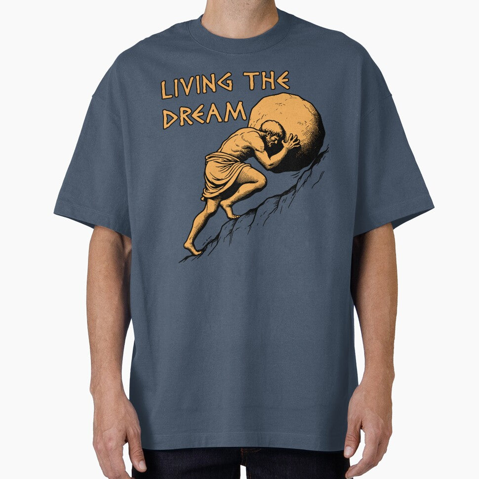 Living The Dream - Sisyphus, Greek Mythology Meme by SpaceDogLaika