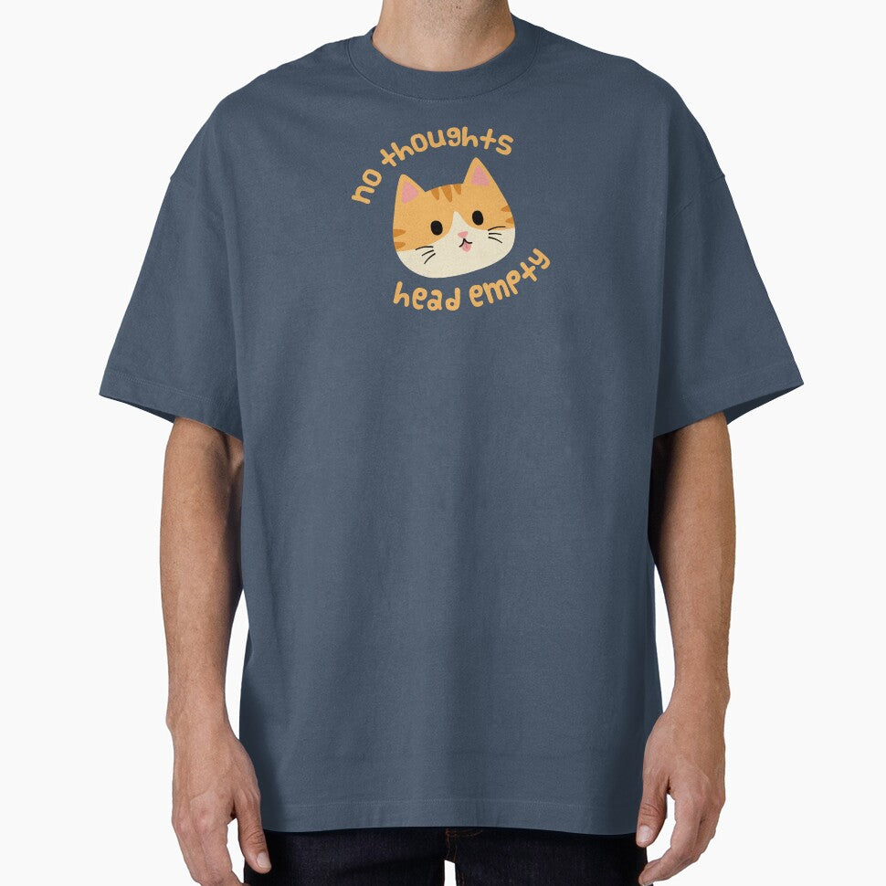 No Thoughts Orange Cat by ElectricFangs