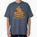 Zero Worries Capybara Relaxing in Hot Tub by webdev27