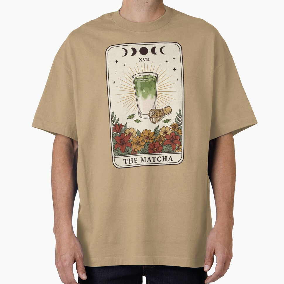 Food Tarot Card The Matcha | modern tarot, tarot memes, pastel tarot by Mildly Mystic