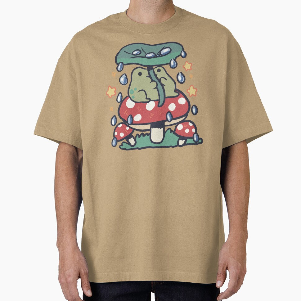 frog on a mushroom by Artofmayara