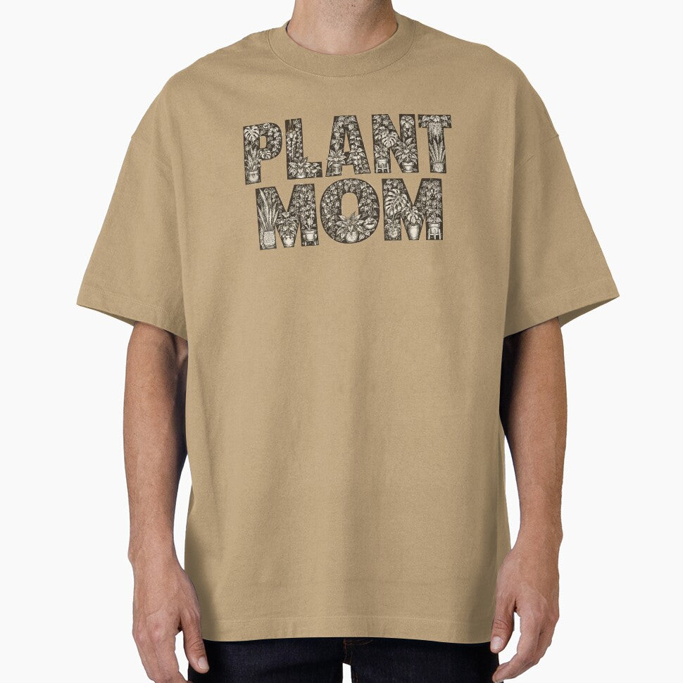 Plant Mom Cute Botanical Houseplant Lover T-Shirt by BeloDesignLab