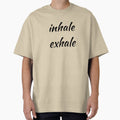 Funny Humor Exercises Shirt Gift For Women Men Inhale Exhale by Sandydesign