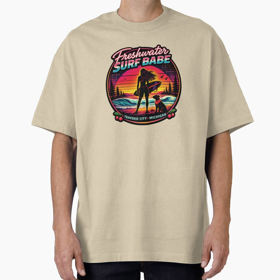Freshwater Surf Babe T.C. Michigan by FreshWaterWares