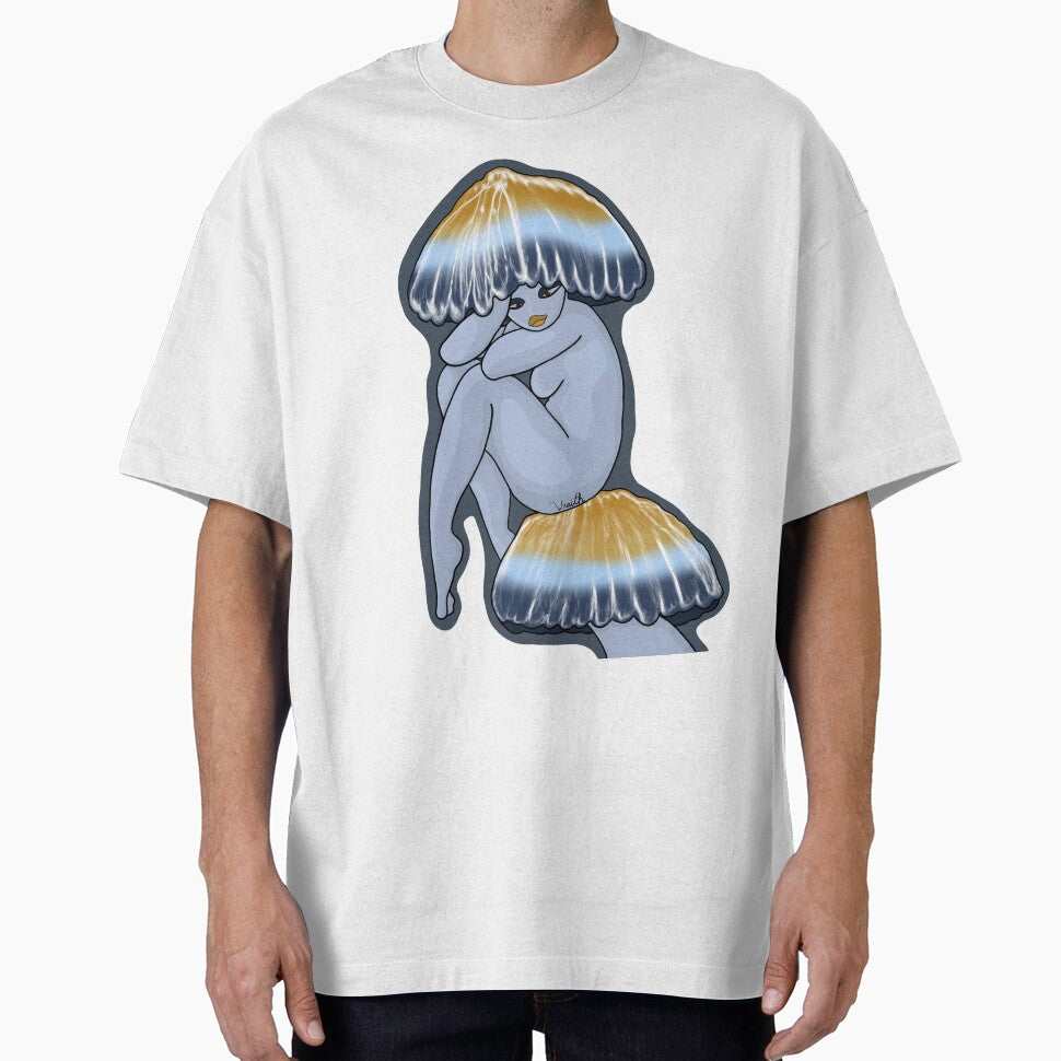 Elegant Blue Webcap Mushroo. by Art by Wraith