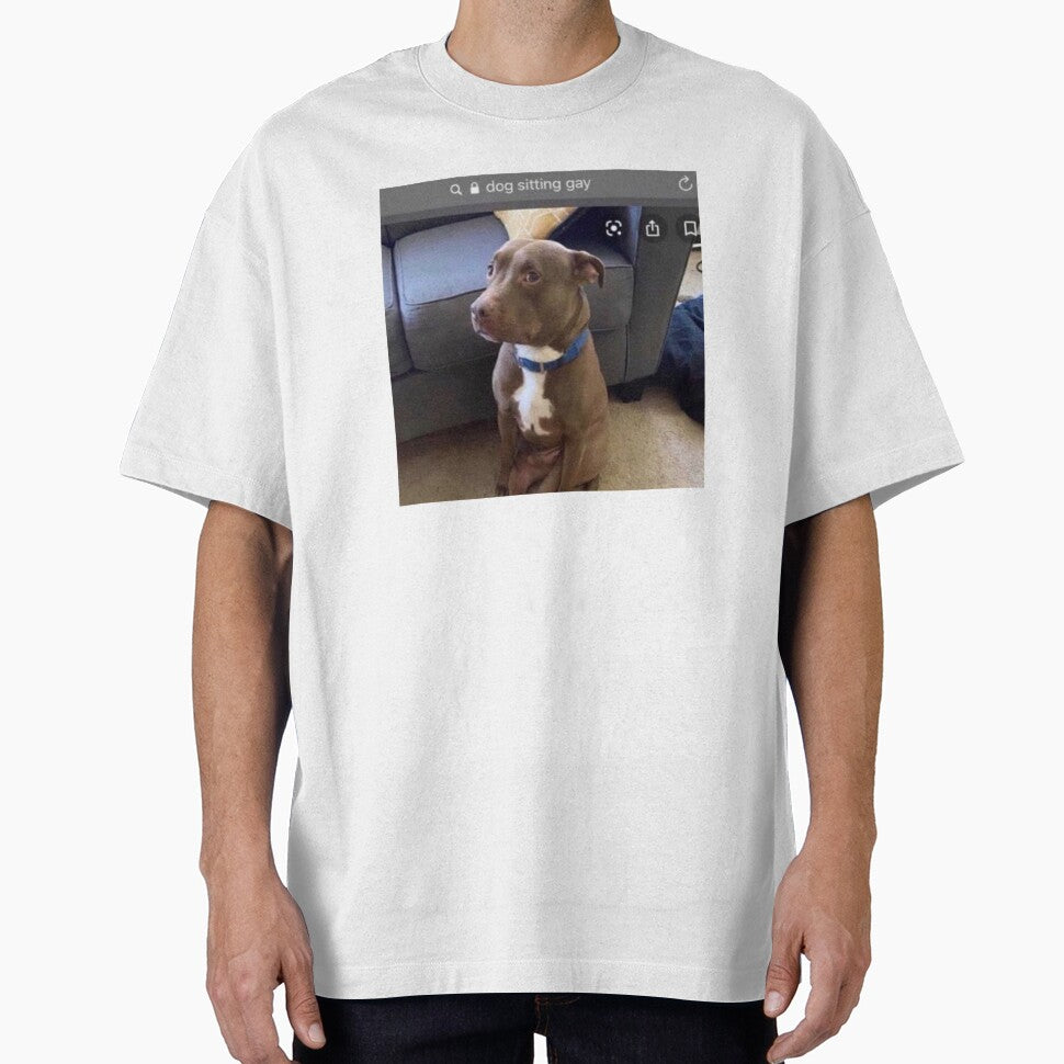 Dog sitting gay by shlaboza