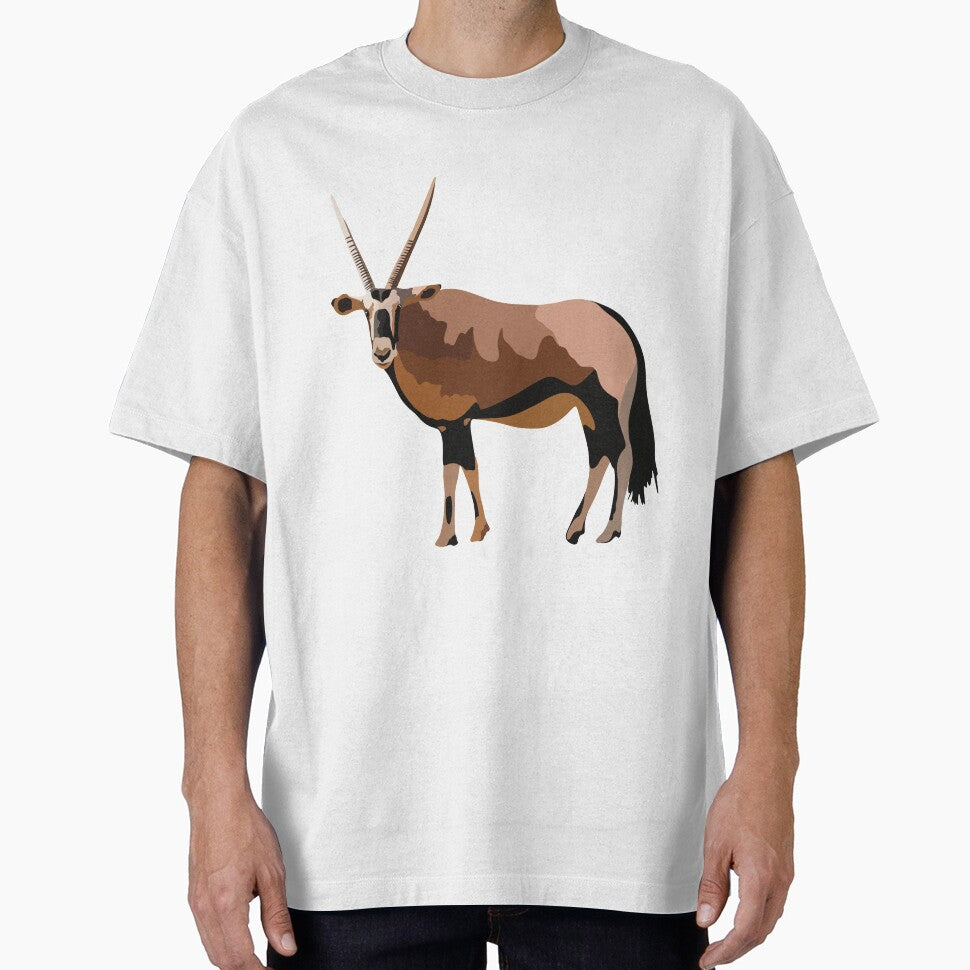 O is for Oryx,Oryx Artwork – Elegant Antelope Illustration and Desert Wildlife Design by PrettylittlepastelUk