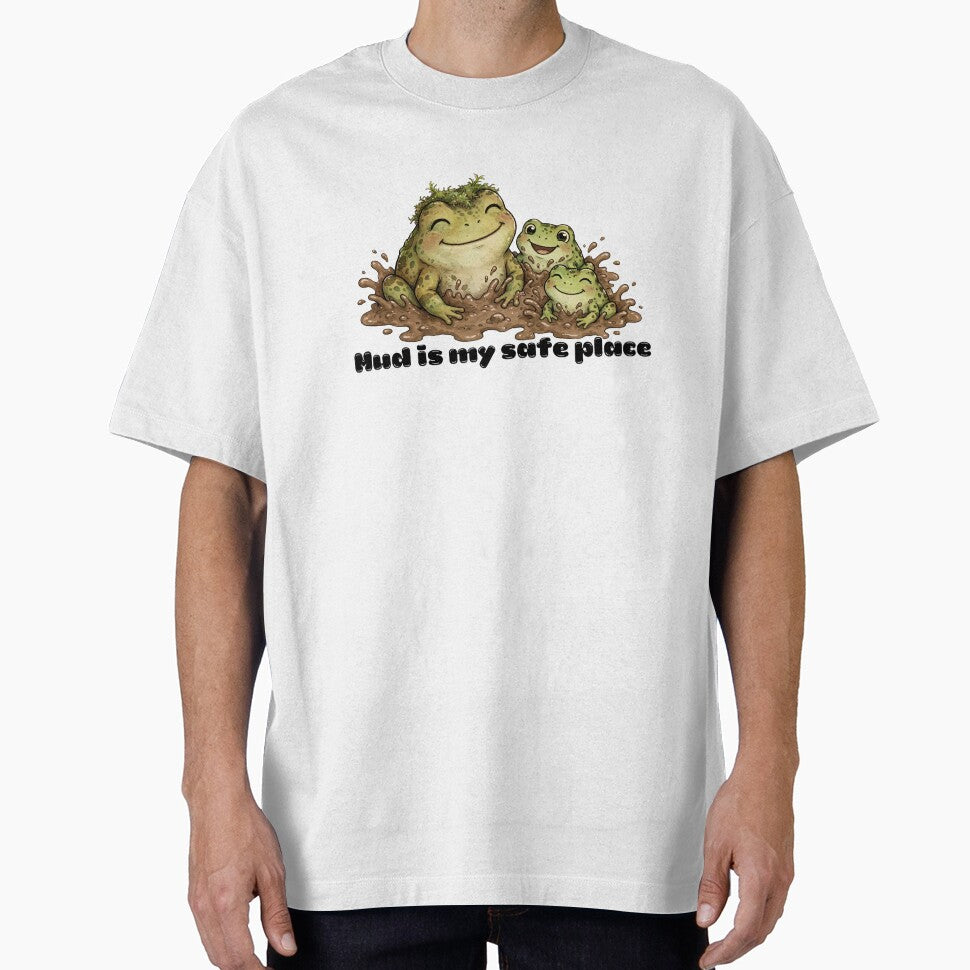 Mud Is My Safe Place Cute Goblincore Frog Family Mud Bath by Neurospicy Trolls