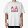 Cute Pink Axolotl Sticker by PixelMood Stickers
