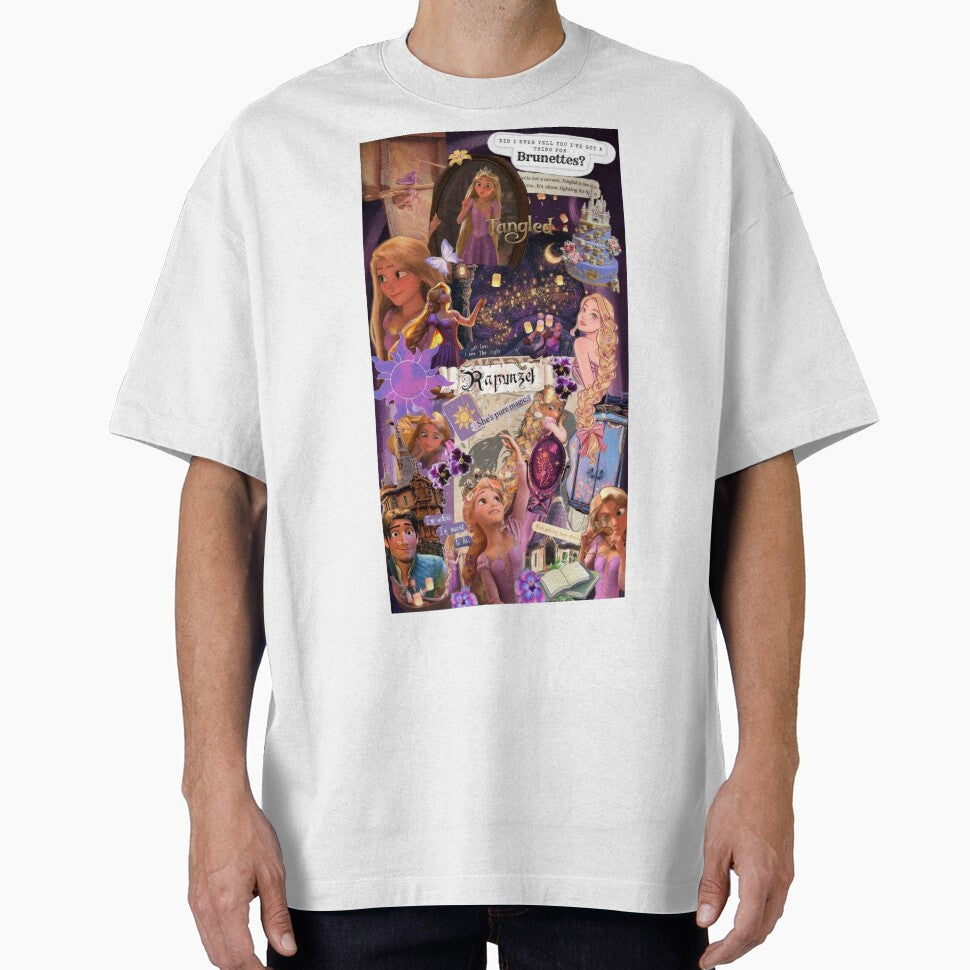 Rapunzel Tangled Purple Aesthetic Dreamy Princess Collage by lilacWhim