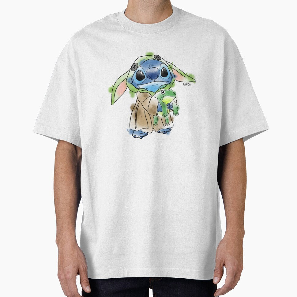 Stitch and frog by FandaBlue
