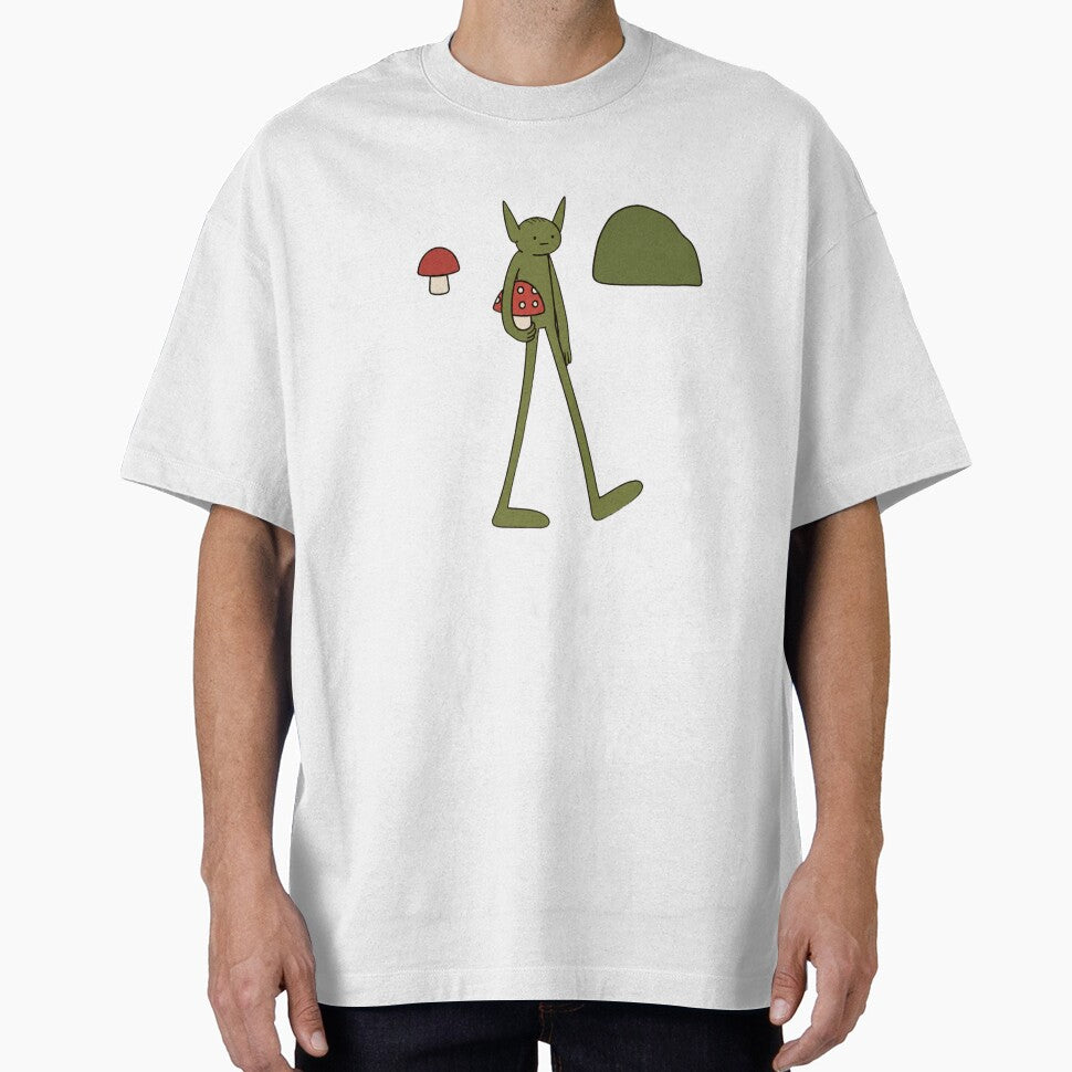 Long Legged Forest Goblin with Red Mushroom by bosamji