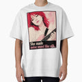 Miki Berenyi Lush Dream Pop Cherry Hair Portrait Art by Artisticanvas